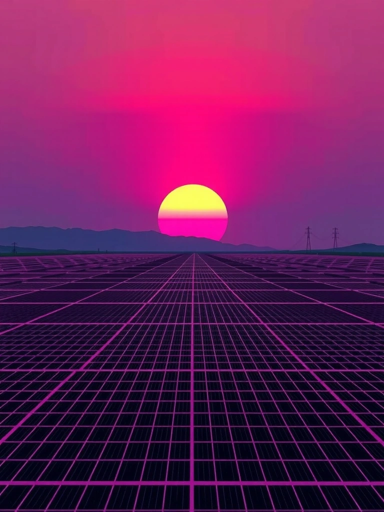 Synthwave Grid