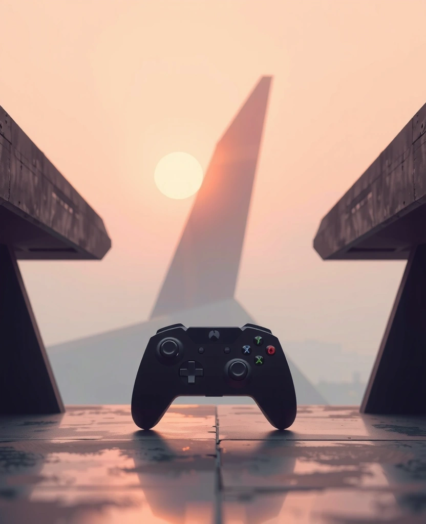 Abstract composition representing negative space